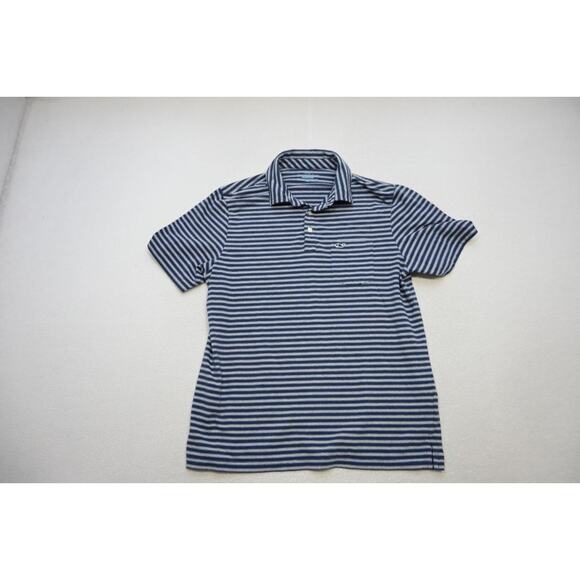 Vineyard Vines Edgartown Golf Polo Striped Cotton Blend Shirt Mens Size Medium - Picture 5 of 8